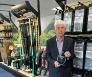 Joe Lydon with Garland's 'Sales Agent of the Year' Trophy
